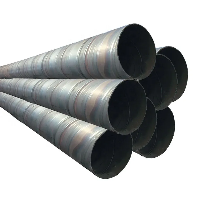 Ms Steel ERW carbon ASTM A53 black iron pipe Q355B Welding sch40 steel tube Welded Steel Spiral Pipe